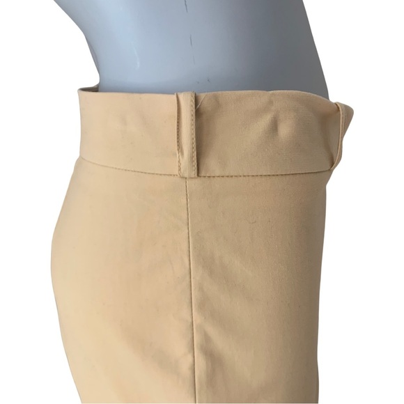 PIAZZA SEMPIONE Made in Italy Chelsea Stretch Cotton Dress Pants Yellow - Picture 10 of 15